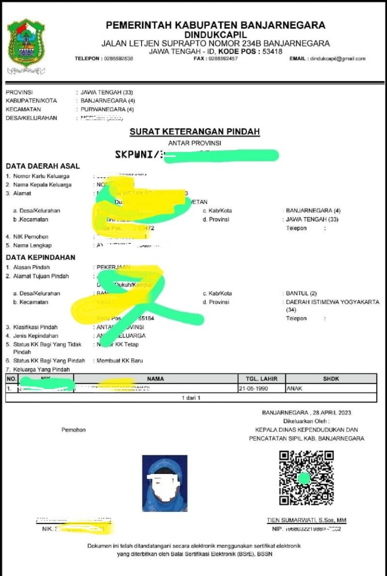 Biro Jasa Urus Surat Pindah Termurah di Kabupaten Bolaang Mongodow
